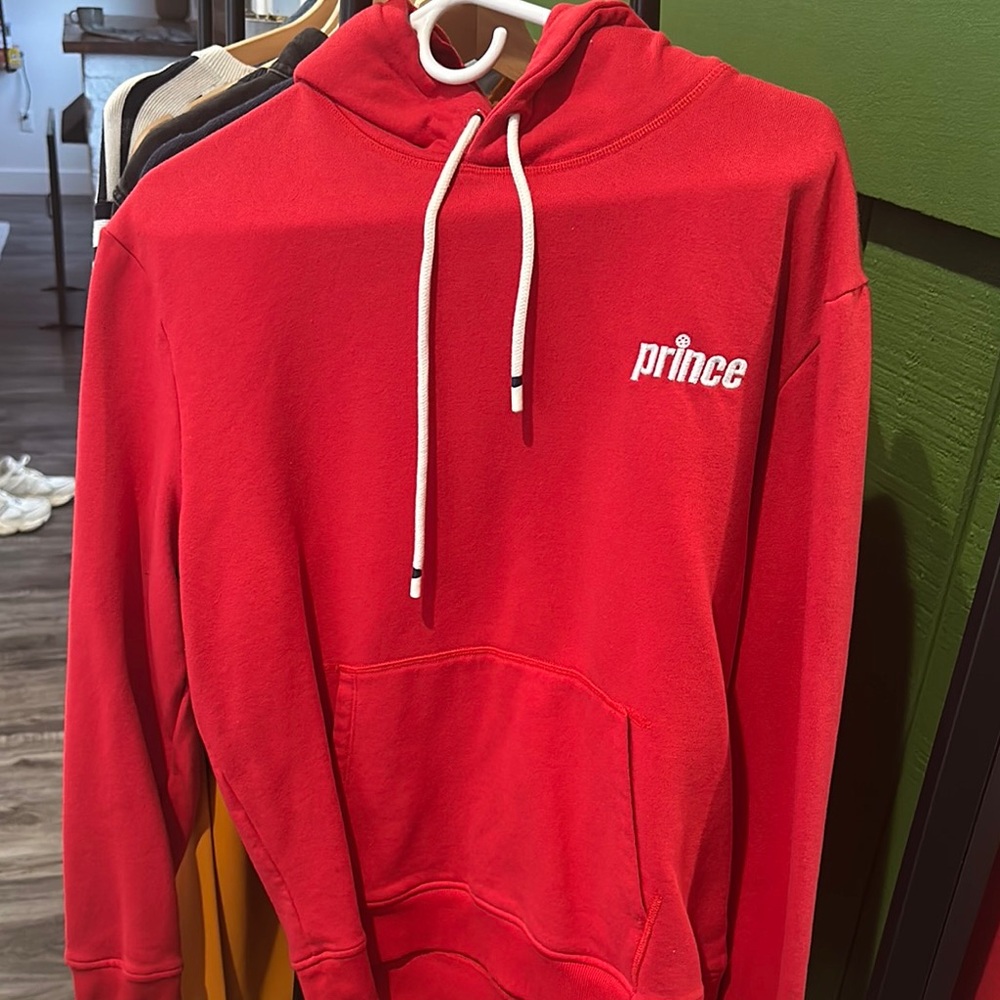 Prince Tennis Red Hoodie
